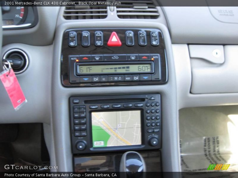 Black Opal Metallic / Ash 2001 Mercedes-Benz CLK 430 Cabriolet