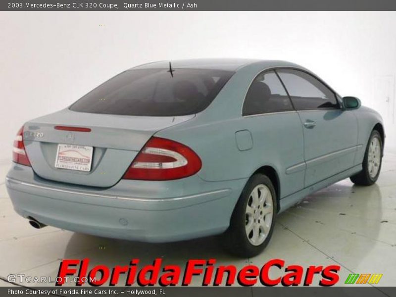 Quartz Blue Metallic / Ash 2003 Mercedes-Benz CLK 320 Coupe