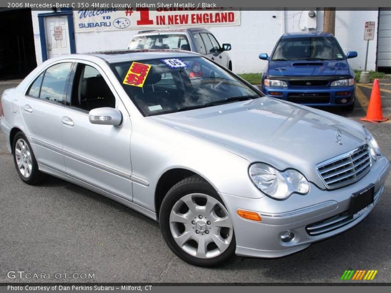 Iridium Silver Metallic / Black 2006 Mercedes-Benz C 350 4Matic Luxury