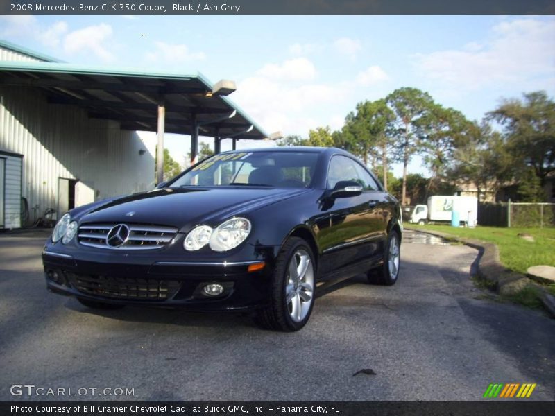 Black / Ash Grey 2008 Mercedes-Benz CLK 350 Coupe
