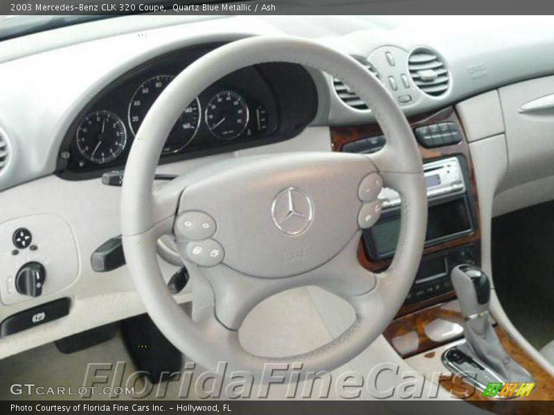 Quartz Blue Metallic / Ash 2003 Mercedes-Benz CLK 320 Coupe