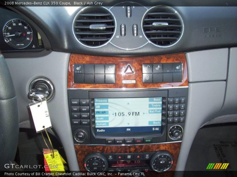Black / Ash Grey 2008 Mercedes-Benz CLK 350 Coupe