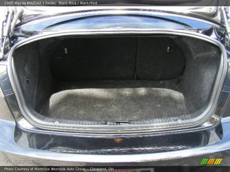 Black Mica / Black/Red 2005 Mazda MAZDA3 s Sedan