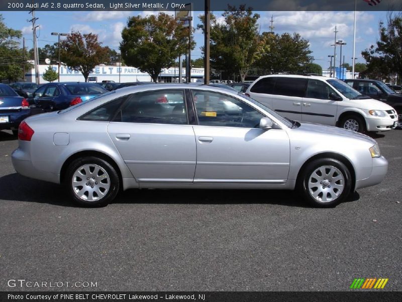 Light Silver Metallic / Onyx 2000 Audi A6 2.8 quattro Sedan
