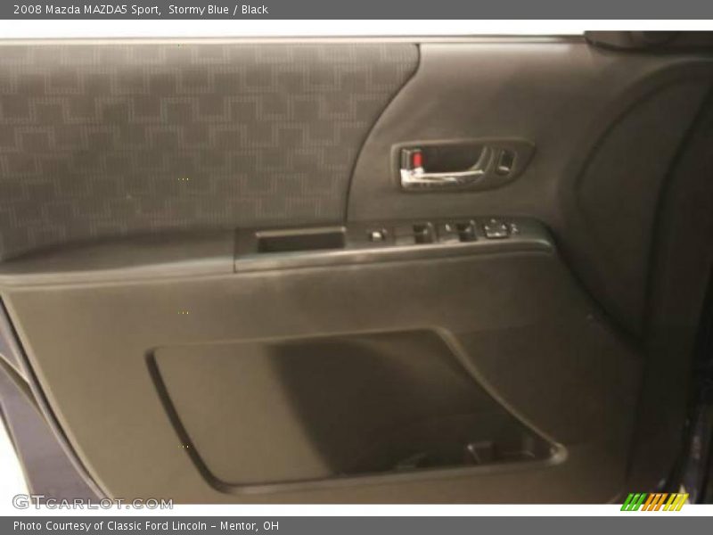Stormy Blue / Black 2008 Mazda MAZDA5 Sport