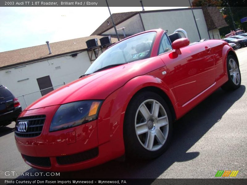 Brilliant Red / Ebony 2003 Audi TT 1.8T Roadster