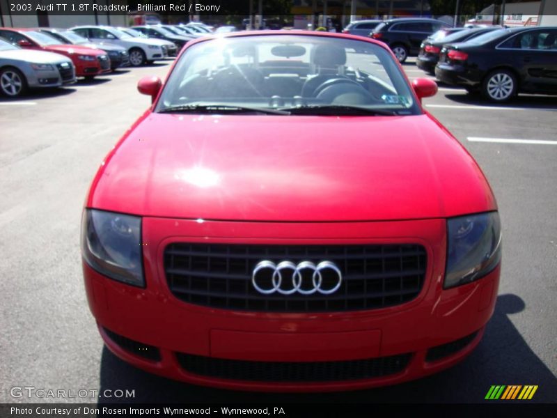 Brilliant Red / Ebony 2003 Audi TT 1.8T Roadster
