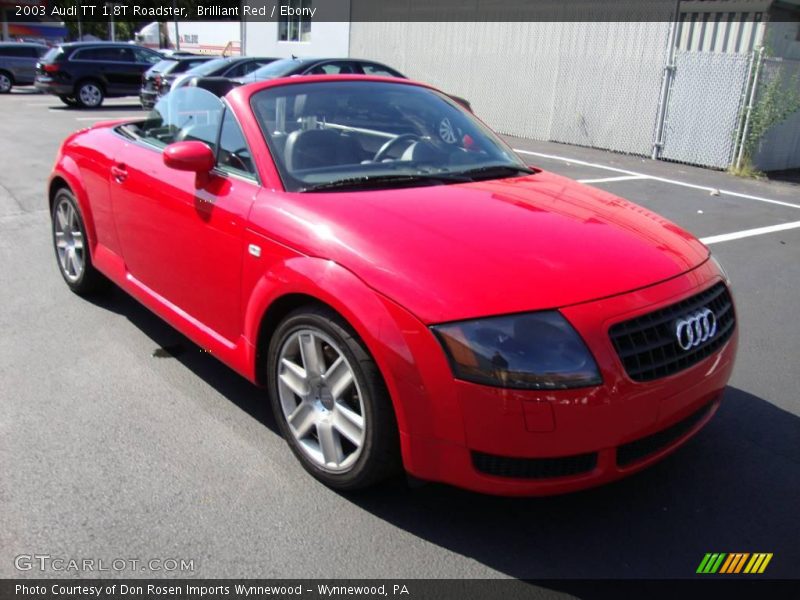 Brilliant Red / Ebony 2003 Audi TT 1.8T Roadster