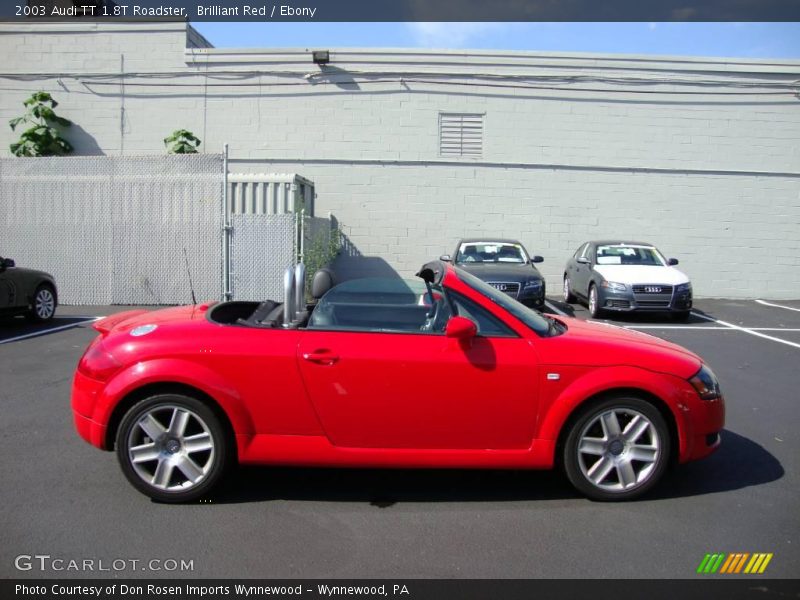 Brilliant Red / Ebony 2003 Audi TT 1.8T Roadster