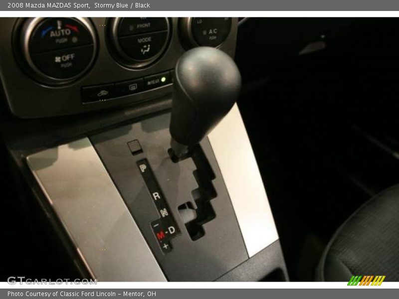 Stormy Blue / Black 2008 Mazda MAZDA5 Sport