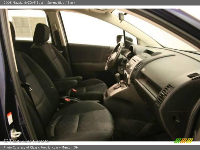 Stormy Blue / Black 2008 Mazda MAZDA5 Sport