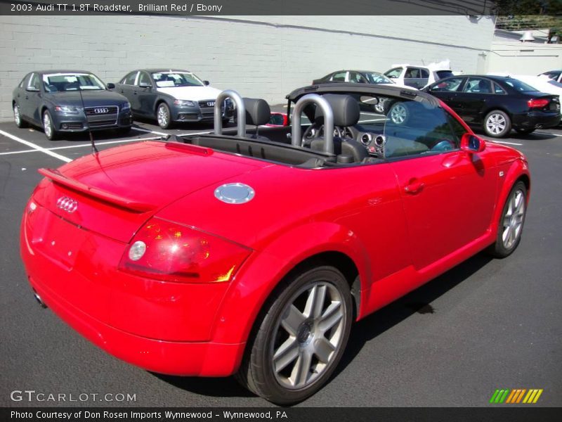 Brilliant Red / Ebony 2003 Audi TT 1.8T Roadster