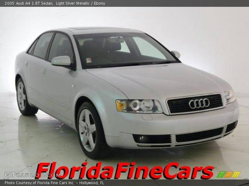 Light Silver Metallic / Ebony 2005 Audi A4 1.8T Sedan