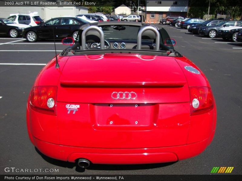 Brilliant Red / Ebony 2003 Audi TT 1.8T Roadster