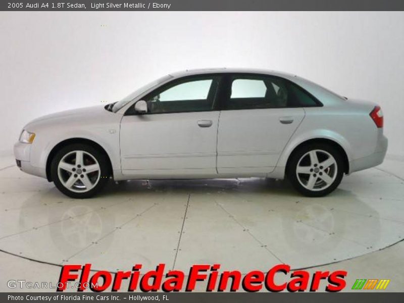 Light Silver Metallic / Ebony 2005 Audi A4 1.8T Sedan