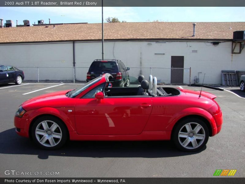 Brilliant Red / Ebony 2003 Audi TT 1.8T Roadster