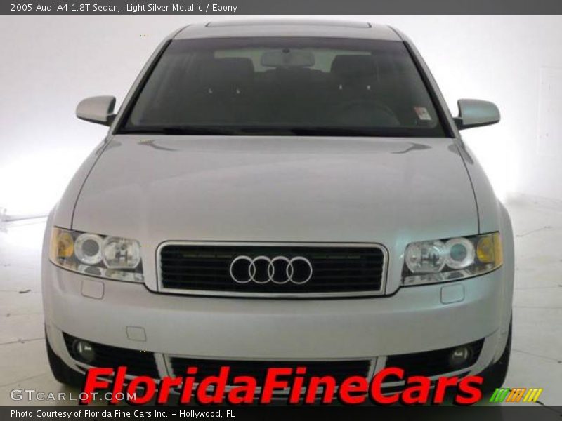 Light Silver Metallic / Ebony 2005 Audi A4 1.8T Sedan