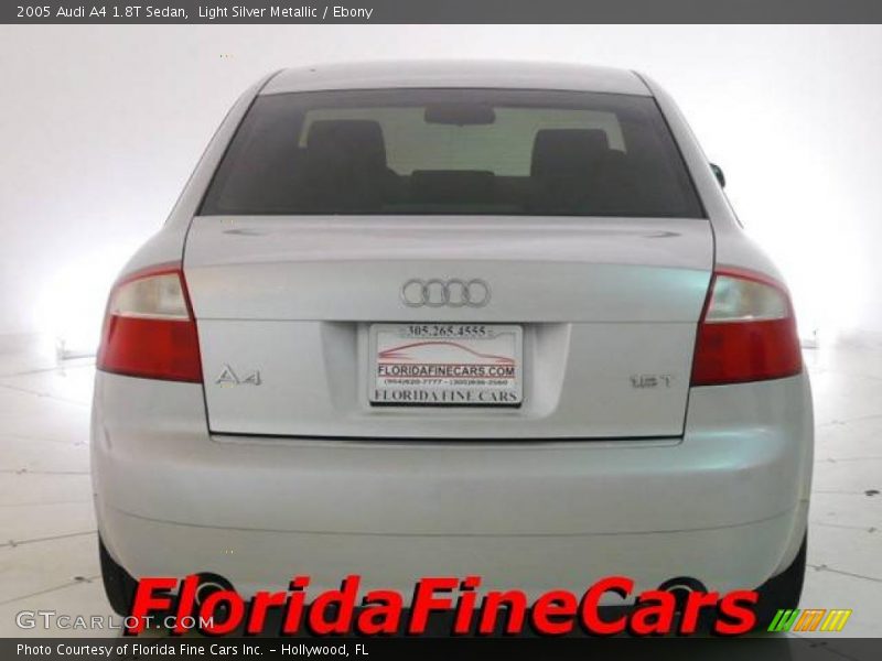 Light Silver Metallic / Ebony 2005 Audi A4 1.8T Sedan