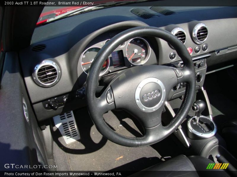 Brilliant Red / Ebony 2003 Audi TT 1.8T Roadster