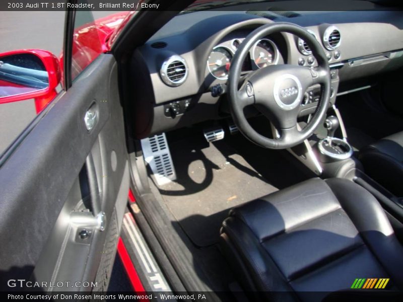 Brilliant Red / Ebony 2003 Audi TT 1.8T Roadster