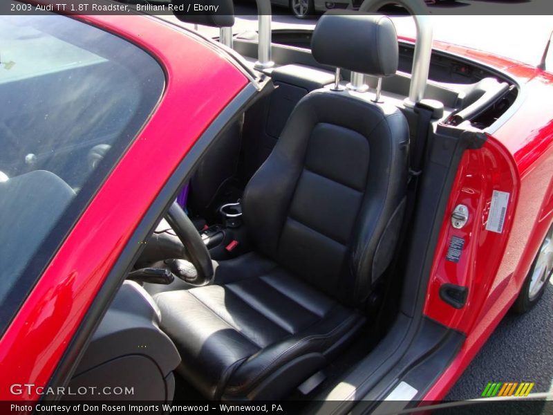 Brilliant Red / Ebony 2003 Audi TT 1.8T Roadster