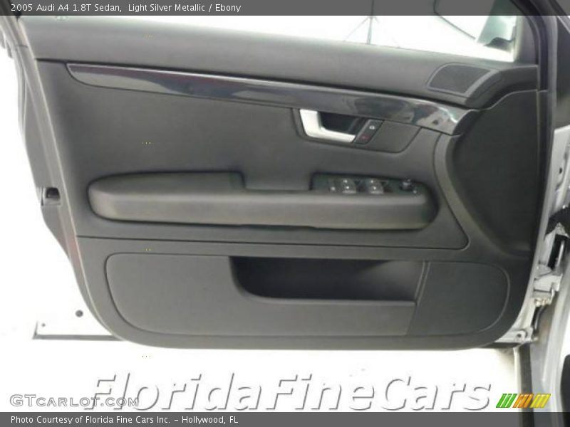 Light Silver Metallic / Ebony 2005 Audi A4 1.8T Sedan
