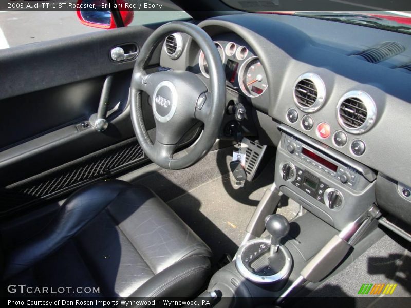 Brilliant Red / Ebony 2003 Audi TT 1.8T Roadster