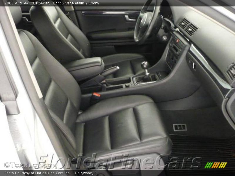 Light Silver Metallic / Ebony 2005 Audi A4 1.8T Sedan