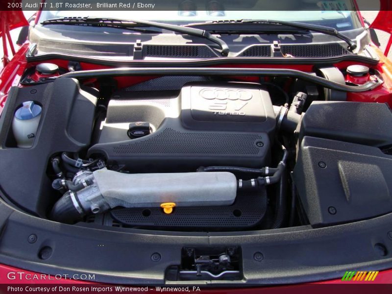 Brilliant Red / Ebony 2003 Audi TT 1.8T Roadster