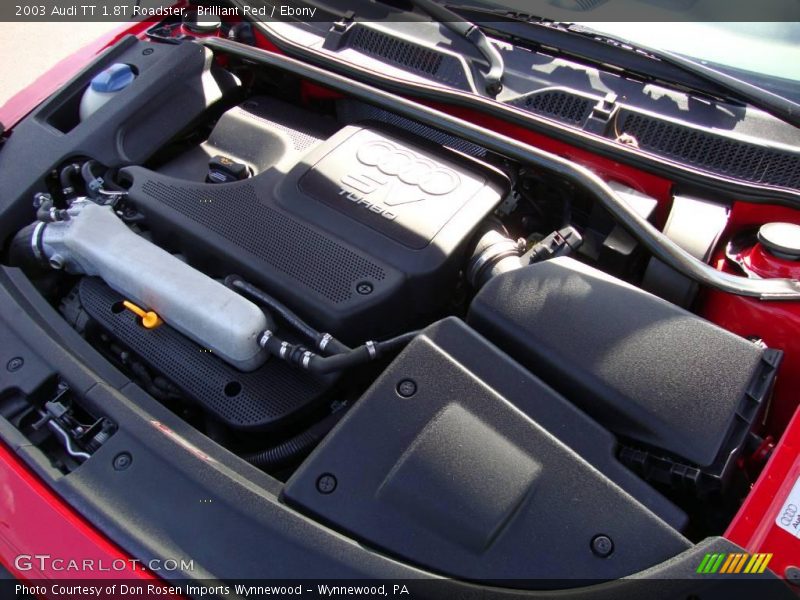 Brilliant Red / Ebony 2003 Audi TT 1.8T Roadster