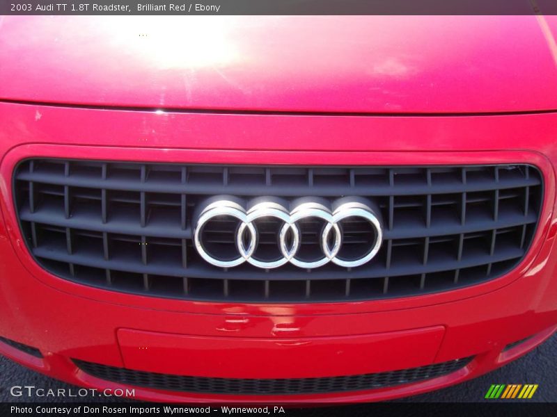 Brilliant Red / Ebony 2003 Audi TT 1.8T Roadster