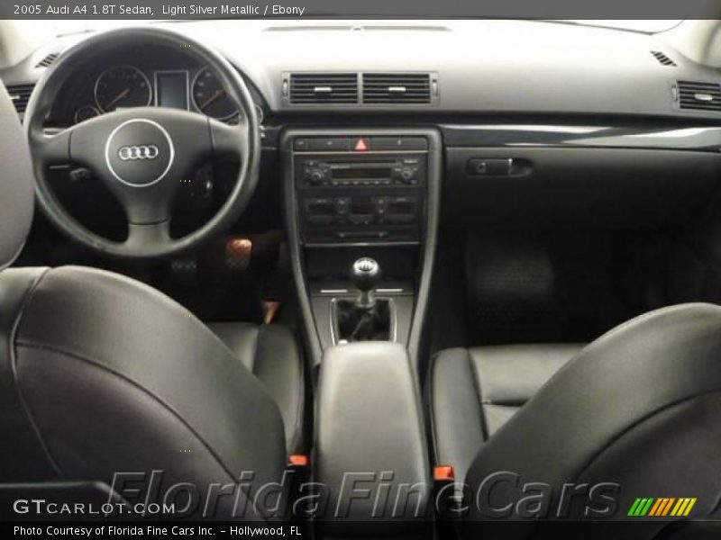 Light Silver Metallic / Ebony 2005 Audi A4 1.8T Sedan
