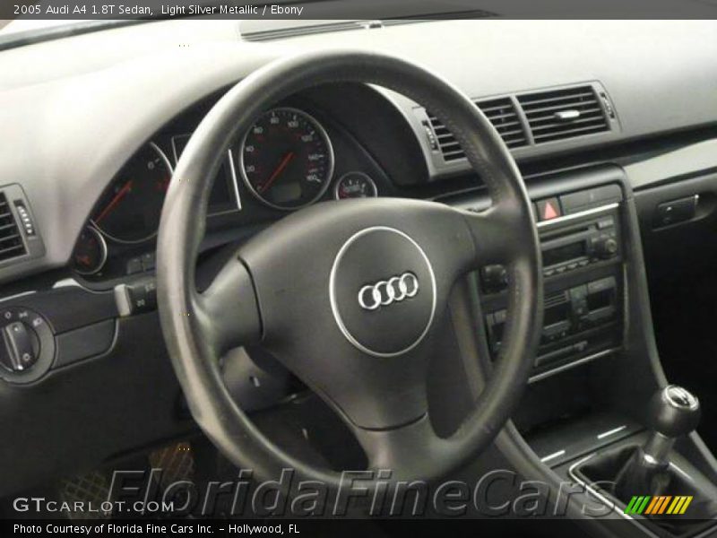 Light Silver Metallic / Ebony 2005 Audi A4 1.8T Sedan