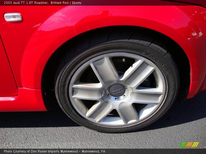 Brilliant Red / Ebony 2003 Audi TT 1.8T Roadster