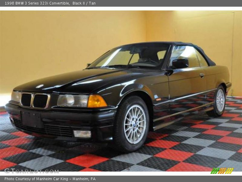 Black II / Tan 1998 BMW 3 Series 323i Convertible