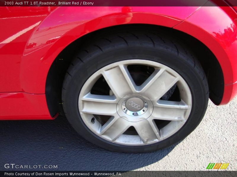 Brilliant Red / Ebony 2003 Audi TT 1.8T Roadster