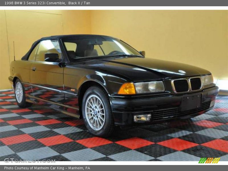 Black II / Tan 1998 BMW 3 Series 323i Convertible