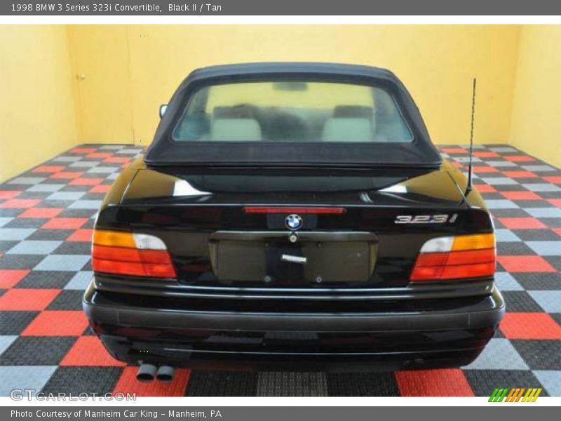 Black II / Tan 1998 BMW 3 Series 323i Convertible