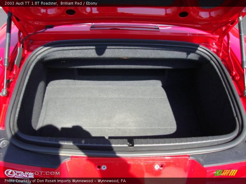 Brilliant Red / Ebony 2003 Audi TT 1.8T Roadster