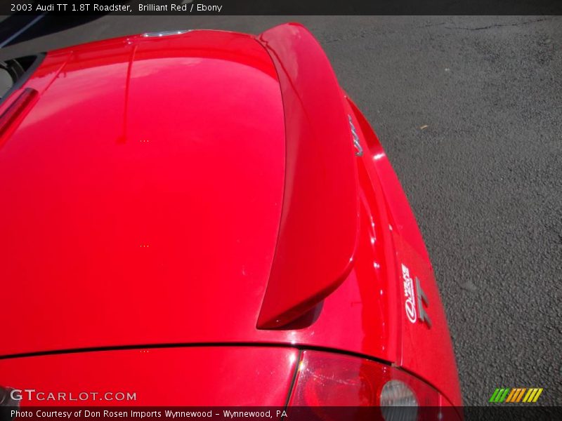 Brilliant Red / Ebony 2003 Audi TT 1.8T Roadster