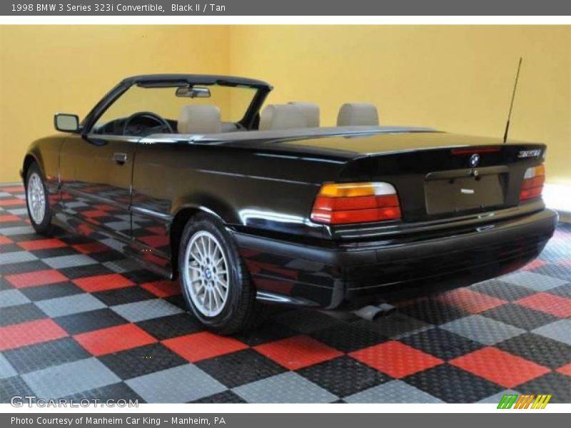 Black II / Tan 1998 BMW 3 Series 323i Convertible