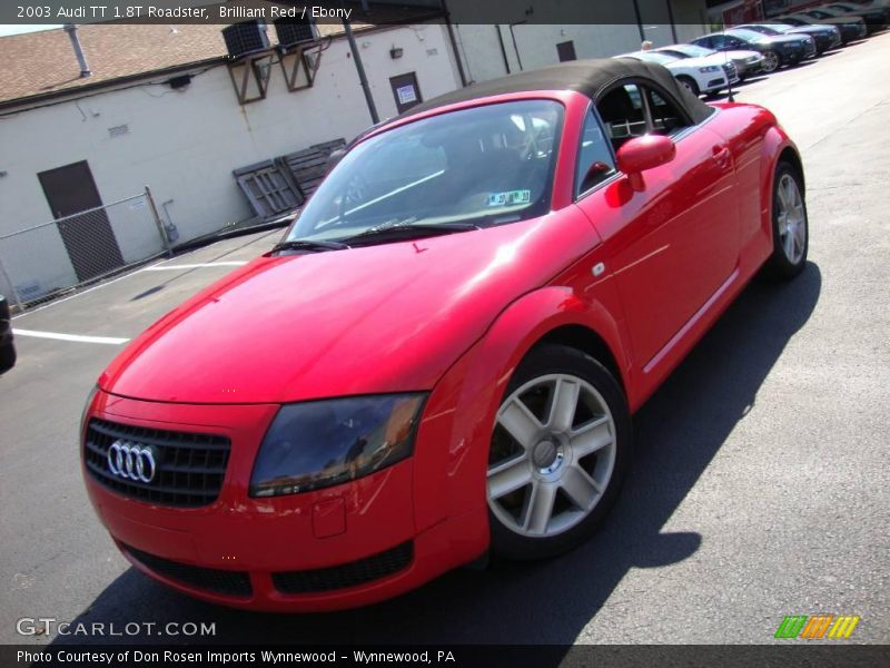 Brilliant Red / Ebony 2003 Audi TT 1.8T Roadster