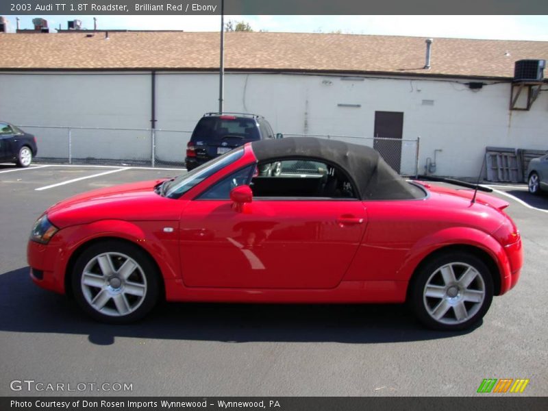 Brilliant Red / Ebony 2003 Audi TT 1.8T Roadster