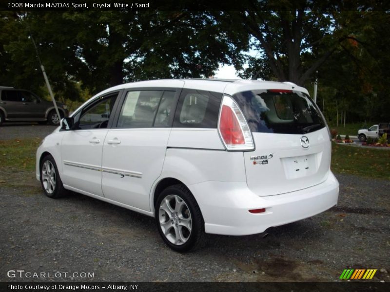 Crystal White / Sand 2008 Mazda MAZDA5 Sport