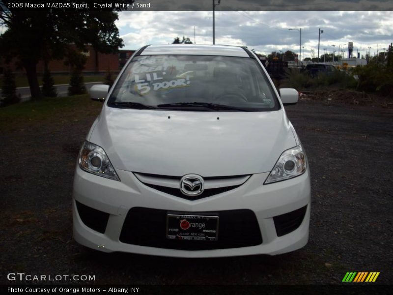 Crystal White / Sand 2008 Mazda MAZDA5 Sport