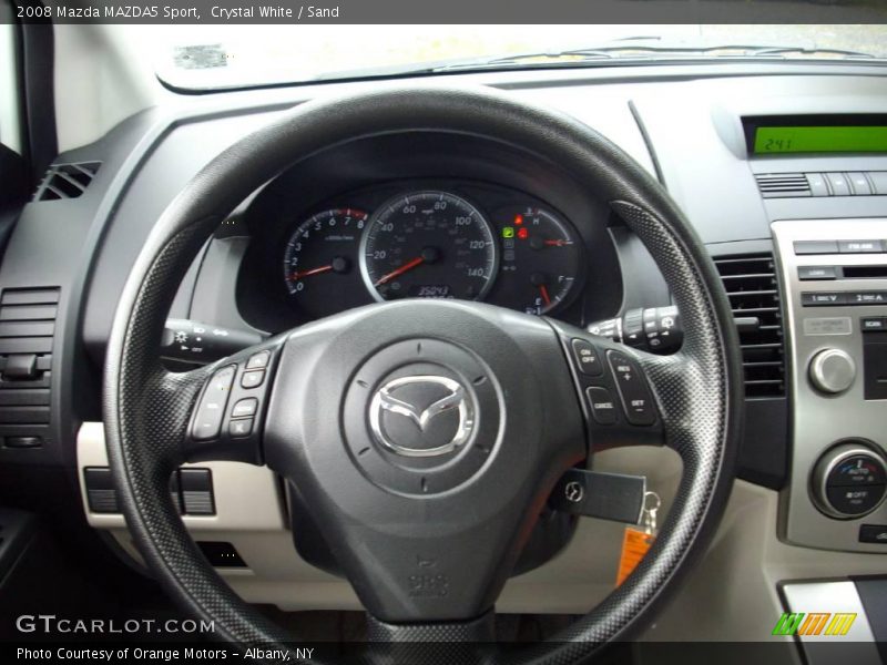 Crystal White / Sand 2008 Mazda MAZDA5 Sport