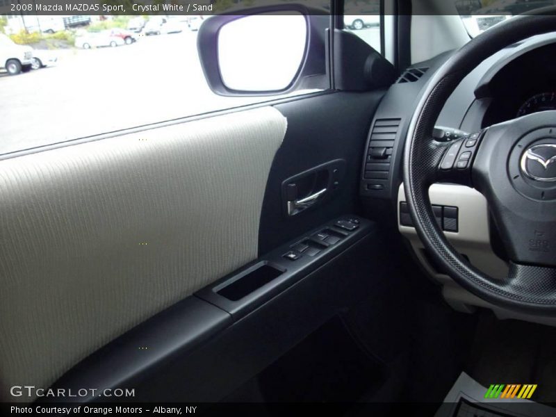 Crystal White / Sand 2008 Mazda MAZDA5 Sport