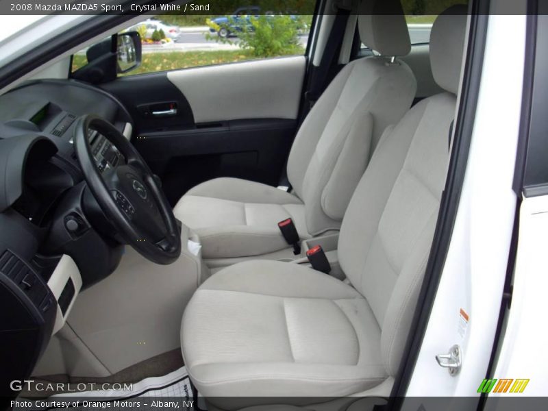 Crystal White / Sand 2008 Mazda MAZDA5 Sport