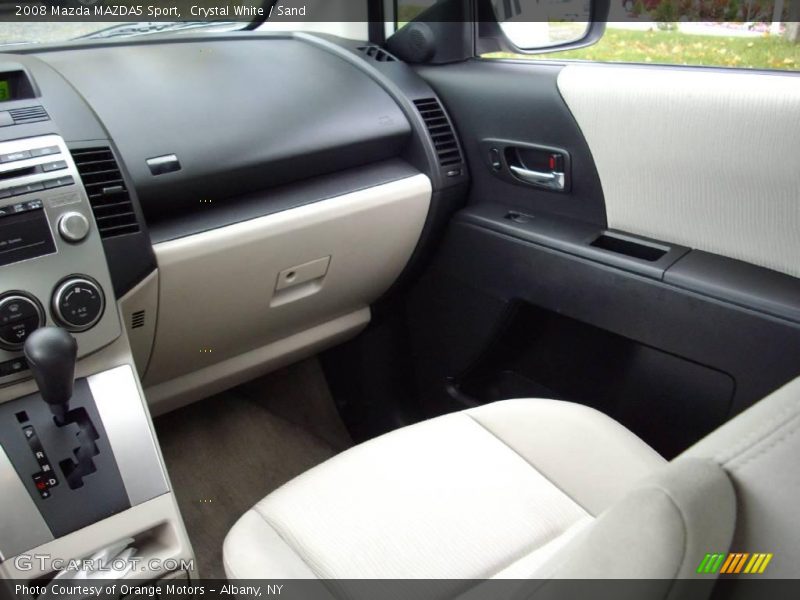 Crystal White / Sand 2008 Mazda MAZDA5 Sport