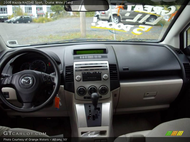 Crystal White / Sand 2008 Mazda MAZDA5 Sport
